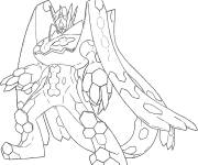 Coloriage Pok&eacute;mon mythique