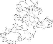 Coloriage et dessins gratuit Pokémon mythique Fulguris t à imprimer