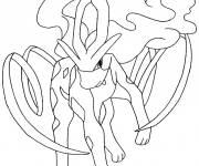 Coloriage Saikun Pok&eacute;mon l&eacute;gendaire de type eau