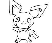 Coloriage Pikachu pour enfant