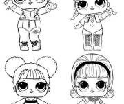 Coloriage Personnages Poup&eacute;ee Lol