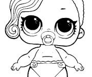 Coloriage  Poup&eacute;es lol b&eacute;b&eacute;