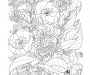 Coloriage Jardin Fleuri Pour Adultes