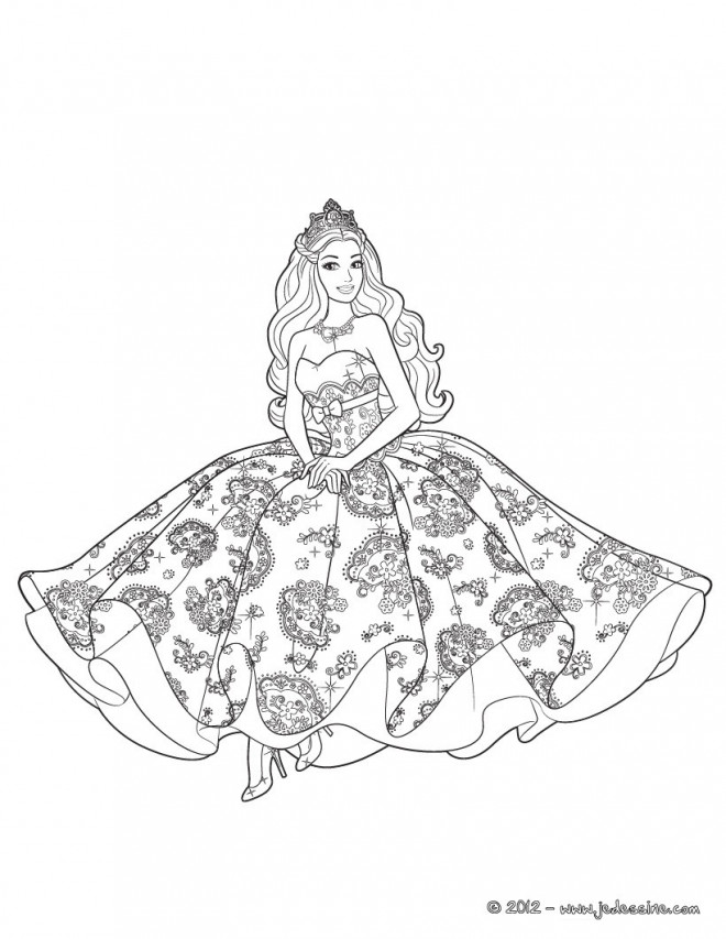 Barbie Coloriage En Ligne Gratuit