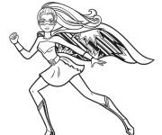 Coloriage Barbie en super princesse