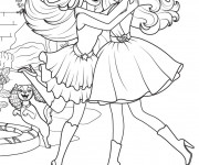 Coloriage Princesse Barbie Gratuit à Imprimer Liste 20 à 40