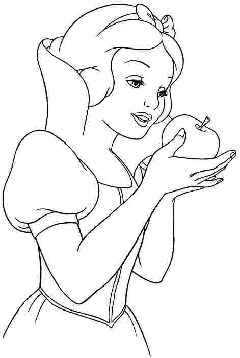 Coloriage Blanche Neige Imprimer