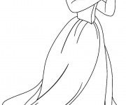 Coloriage Princesse Blanche Neige agréable