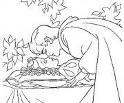 Coloriage Princesse Blanche Neige et le prince charmant