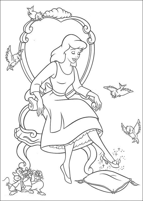 Coloriage Chaussure De Princesse Dessin Princesse à imprimer