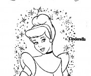 Coloriage Cendrillon sur ordinateur