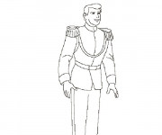Coloriage Le Prince de Cendrillon en couleur