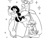 Coloriage Princesses Disney