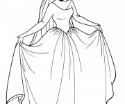 Coloriage Reine des neiges en ligne