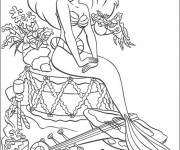 Coloriage Disney Ariel La Princesse de Mer