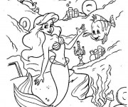 Coloriage La Sir&egrave;ne Princesse &agrave; t&eacute;l&eacute;charger
