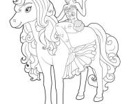 Coloriage Licorne princesse Disney dessin anim&eacute;