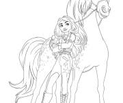 Coloriage Princesse Sophia et la licorne Wildstar