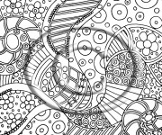 Coloriage et dessins gratuit Psychédélique à télécharger à imprimer