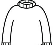 Coloriage Mon Pull de No&euml;l