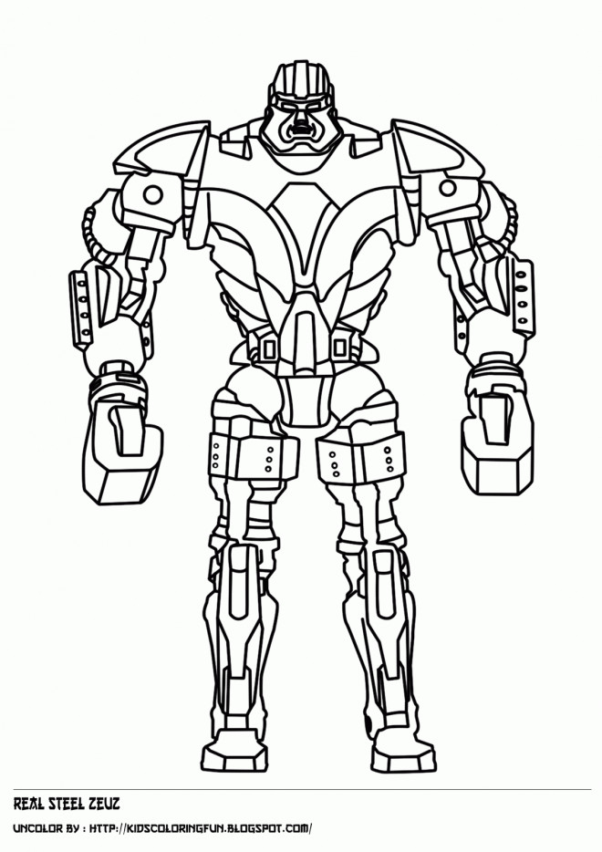  Coloriage  Robot de Combat debout dessin  gratuit   imprimer