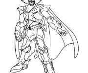 Coloriage Robot de combat dessin anim&eacute;