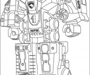 Coloriage Robot de guerre difficile
