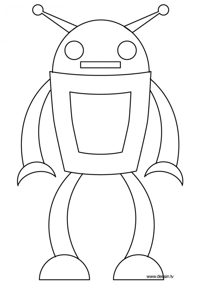 COMMENT DESSINER UN ROBOT FACILE 