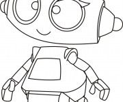 Coloriage et dessins gratuit Robot mignon à imprimer