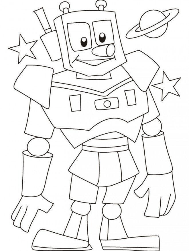 Coloriage Robots 14 dessin gratuit à imprimer