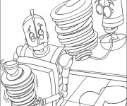 Coloriage Robots à La Cuisine