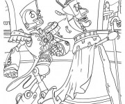 Coloriage Robots comiques