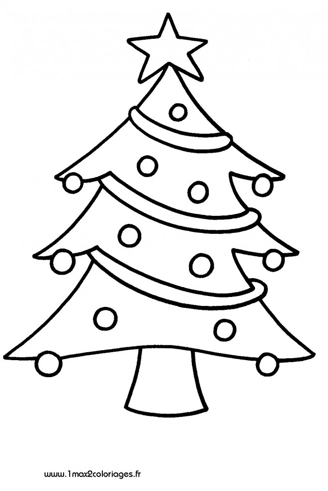 Coloriage Sapin De Noël En Couleur Dessin Gratuit à Imprimer