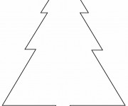 Coloriage et dessins gratuit Sapin de Noël en Ligne à imprimer