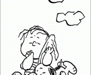 Coloriage et dessins gratuit Snoopy et Les Peanuts à imprimer