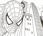 Coloriage et dessins gratuit Spiderman de retour à imprimer