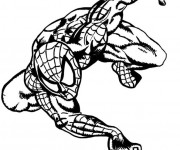 Coloriage Spiderman le super héro