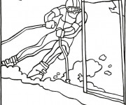 Coloriage Sport Ski