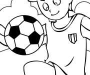 Coloriage Sport soccer