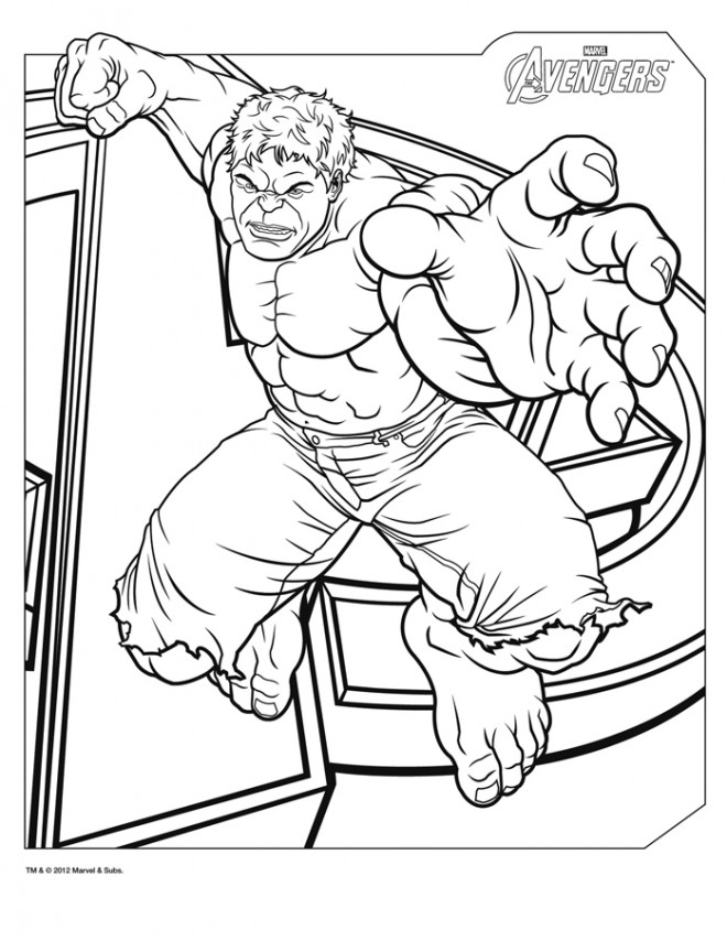 Coloriage Super Heros Marvel gratuit à imprimer