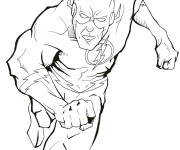 Coloriage Flash Super Héro