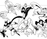 Coloriage Super H&eacute;ros Marvel en Ligne