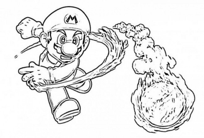 Dessin Mario En Couleur