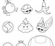 Coloriage Super Mario maternelle