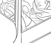 Coloriage Autoportrait c&eacute;l&egrave;bre