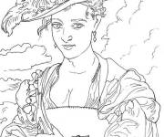 Coloriage Chapeau de Palette