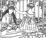 Coloriage Le Chemin de fer par &Eacute;douard Manet