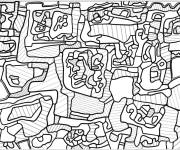 Coloriage Le tableau C&eacute;l&egrave;bre Site Habit&eacute;