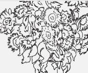 Coloriage Peinture c&eacute;l&egrave;bre stylis&eacute;