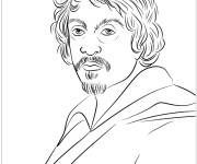 Coloriage Peinture de du Caravage